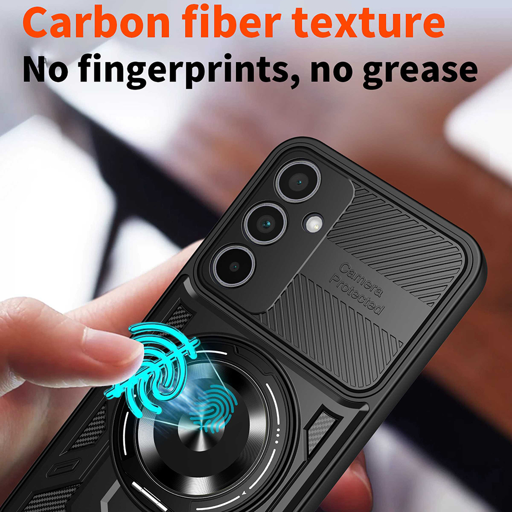 Husa tip Cameră robustă pentru Samsung Galaxy A36 5G / A56 5G , Magsafe, Blue, Albastru [6]