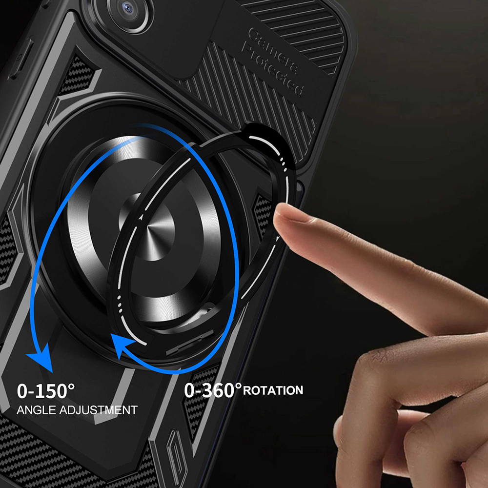 Husa tip Cameră robustă pentru Samsung Galaxy A36 5G / A56 5G , Magsafe, Blue, Albastru [4]