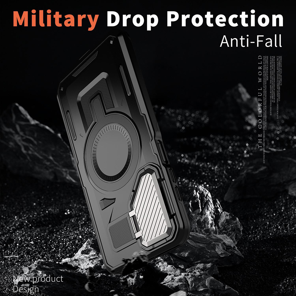 Huse tip CamVault MagSafe pentru Samsung Galaxy A56 5G , culoare Black, Negru [5]