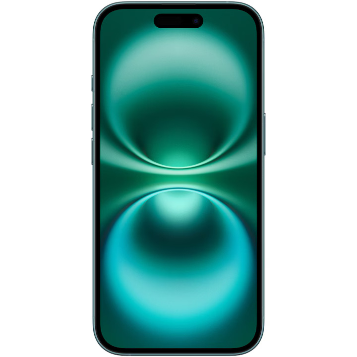 Telefon mobil Apple iPhone 16, 128GB, 5G, Teal Verde, Nou, Sigilat, Garantie 2 ani [2]