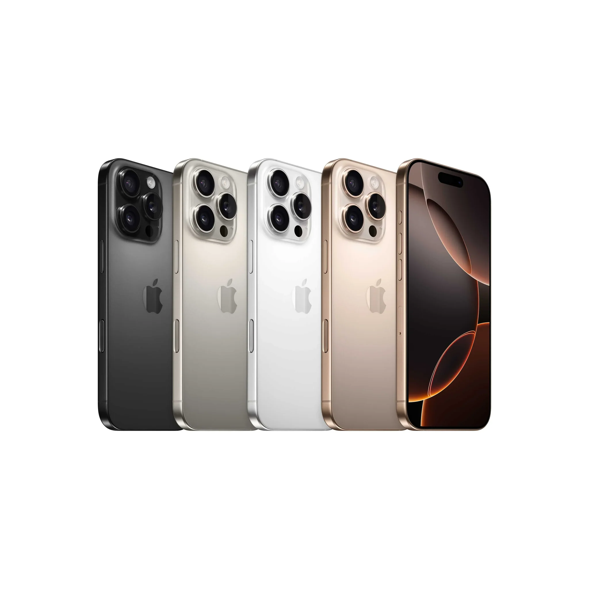 Telefon mobil Apple iPhone 16 Pro, 128GB, 5G, Desert Titanium [6]