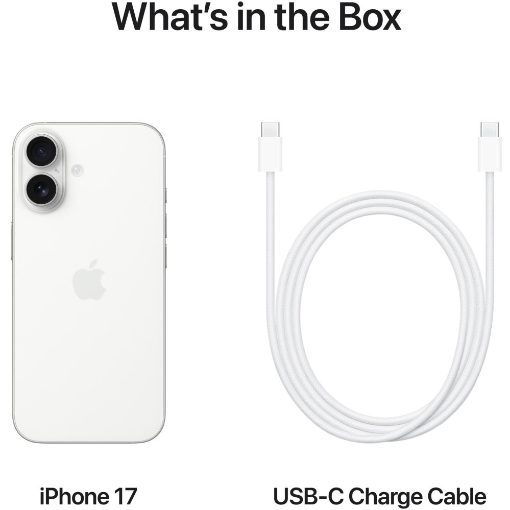 Telefon mobil Apple iPhone 17, 256GB, 5G, White Alb, Nou Sigilat, Garantie 2 ani [5]