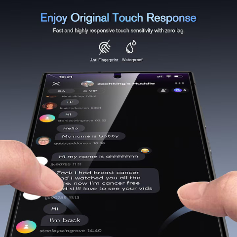 Folie Protectie compatibila cu Samsung Galaxy S25, Sticla Templata 9H+, cu Kit de Aplicare Instanta si Functie Automata de Indepartare a Prafului, Claritate Super HD, Tratament Electronic Oleofobic si [1]