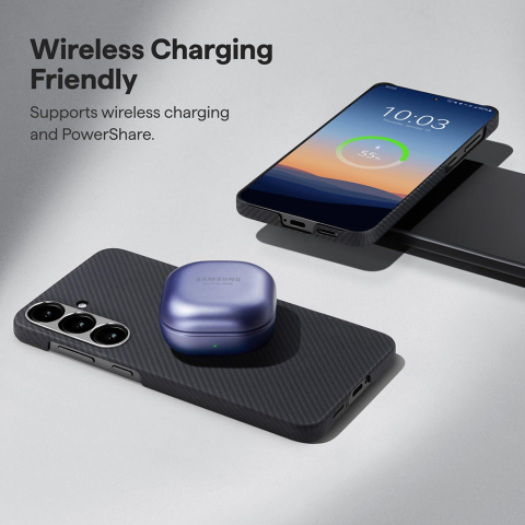 Husa Aramid Fiber MagSafe - iPhone 16 - Black [2]