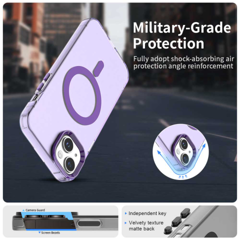 Husa CandyCase MagSafe - iPhone 15 - Purple [4]
