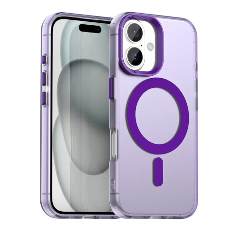 Huse protectie Telefoane Mobile - Husa CandyCase MagSafe  pentru iPhone 16 - Purple