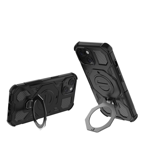 Husa Carbon Shield PRO - iPhone 15 - Smoke Black, Negru Cenusie [3]