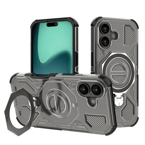 Huse protectie Telefoane Mobile - Husa Carbon Shield PRO - iPhone 16 - Smoke Black, Negru Cenusiu
