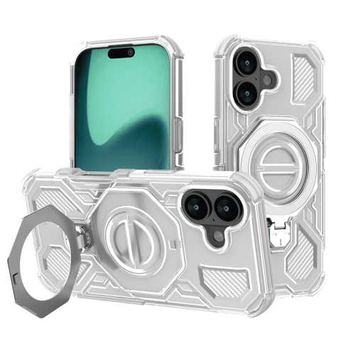 Huse protectie Telefoane Mobile - Husa Carbon Shield PRO - iPhone 16 - White Transparent