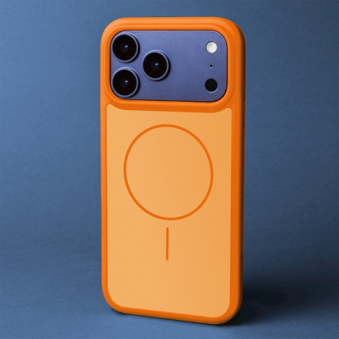 Husa cu magnet ,Margini Subtire pentru Samsung Galaxy S25 Ultra, culoare Portocaliu [4]