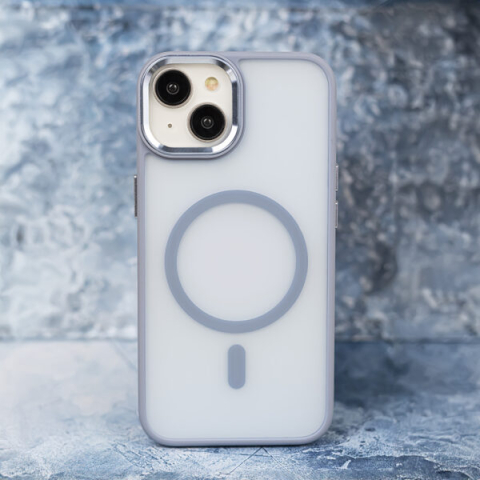 Husa de protectie pentru Samsung Galaxy S24 FE, MagSafe, Ultra Slim, Flexibila, Clear Case, Albastru Deschis Transparent [5]