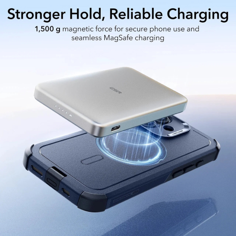 Husa ESR pentru iPhone 17  - Cyber Halolock -- Blue, Albastru [3]