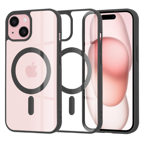 Huse protectie Telefoane Mobile - Husa MagSafe Pro - iPhone 15 - Black, Negru