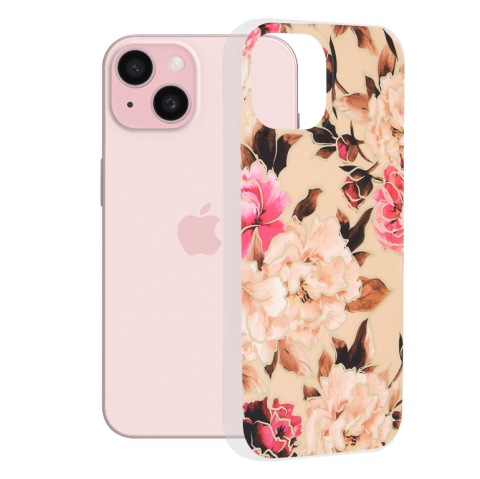 Huse protectie Telefoane Mobile - Husa Marble Series iPhone 15 - Mary Berry