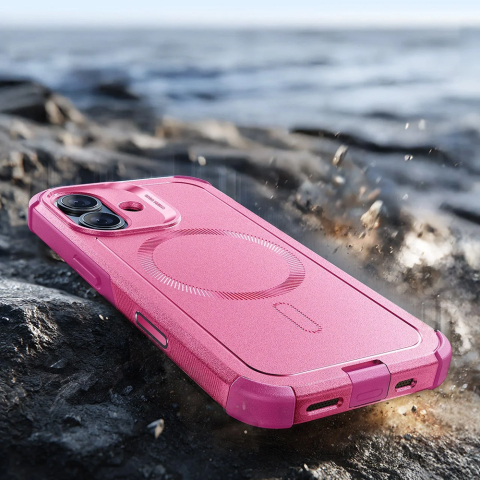 Husa pentru iPhone 17, culoare Roz - Pink  ESR - Cyber Halolock [4]