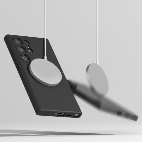 Husa silicon SoftFlex MagSafe pentru iPhone 15 - Matcha [6]