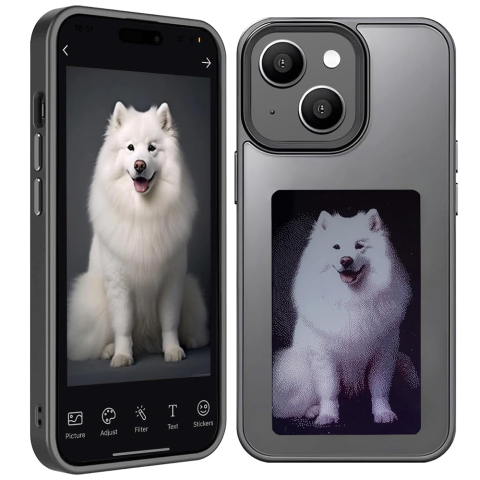 Huse protectie Telefoane Mobile - Husa SmartScreen NFC - iPhone 15 - Black Negru