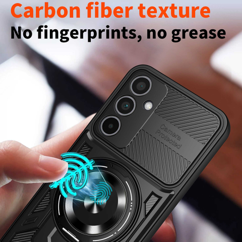 Husa tip Cameră robustă pentru Samsung Galaxy A36 5G / A56 5G , Magsafe, Blue, Albastru [5]