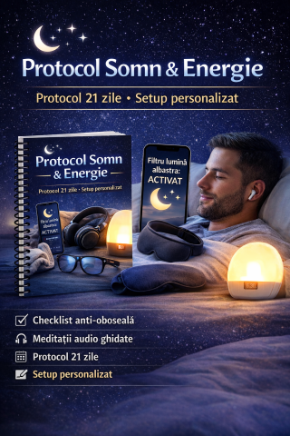 Ghiduri Ebook - Protocol de somn si energie - solutia pentru un somn usor