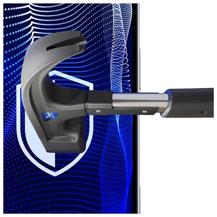 Folii protectie telefoane - Sticla hibrida de protectie 3MK FlexibleGlass Pro pentru iPhone 17 Pro Max, 7H, 0,30 mm, set cu accesorii de montaj