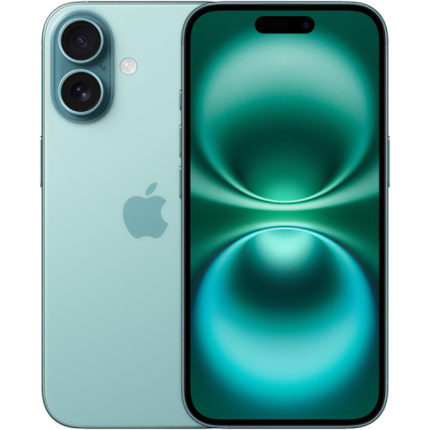 Apple iPhone - Telefon mobil Apple iPhone 16, 128GB, 5G, Teal Verde, Nou, Sigilat, Garantie 2 ani