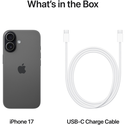 Telefon mobil Apple iPhone 17, 256GB, 5G, Black, Nou Sigilat, Garantie 2 ani [2]