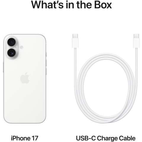 Telefon mobil Apple iPhone 17, 256GB, 5G, White Alb, Nou Sigilat, Garantie 2 ani [4]