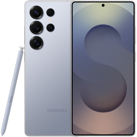 Samsung - Telefon mobil Samsung Galaxy S25 Ultra, Dual SIM, 12GB RAM, 512GB, 5G, Titanium SilverBlue, Nou, Sigilat, Garantie 2 ani