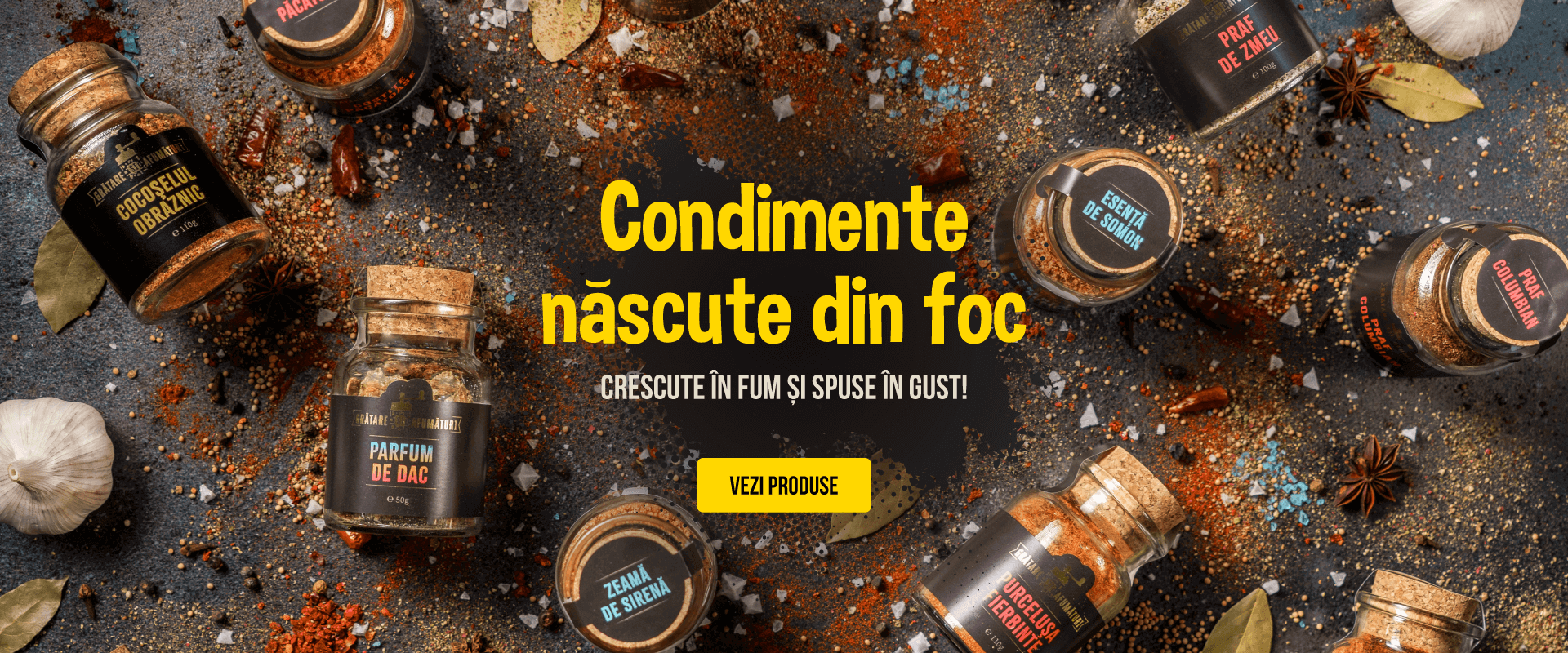 Condimente nascute din foc