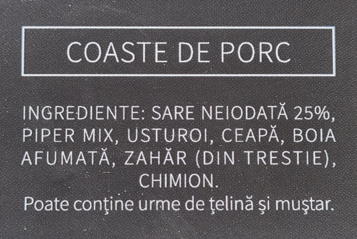 Mix de condimente pentru coaste de porc/vita, Costite Pacatoase, Rub/Marinada uscata, 110g [2]