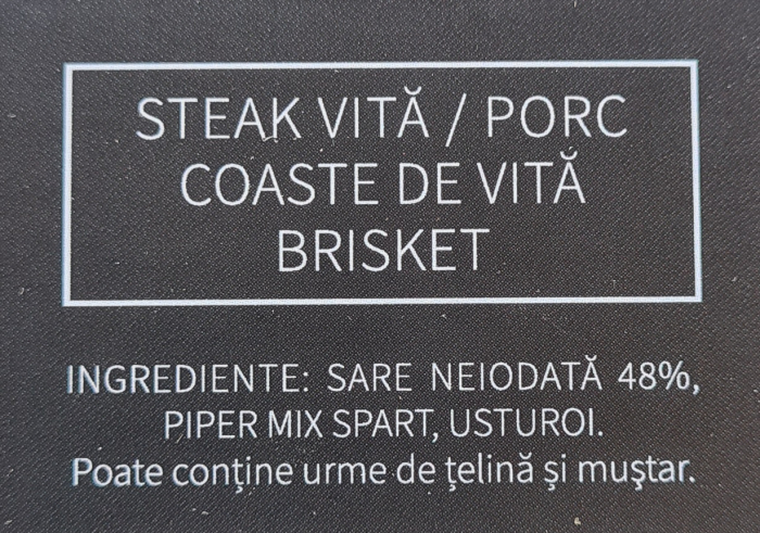 Mix de condimente pentru steak/vita/porc, Praf de Zmeu, Rub/Marinada uscata, 100 g [2]