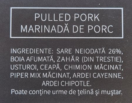 Mix de condimente pentru carne de porc/pulled pork, Purcelusa Fierbinte, Rub/Marinada uscata, 110 g [1]