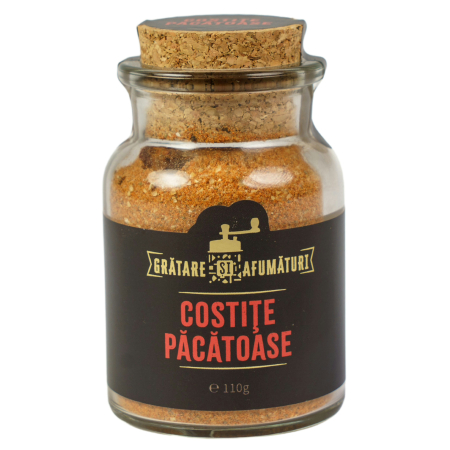 Mixuri&Condimente Sticluta - Mix de condimente pentru coaste de porc/vita, Costite Pacatoase, Rub/Marinada uscata, 110g