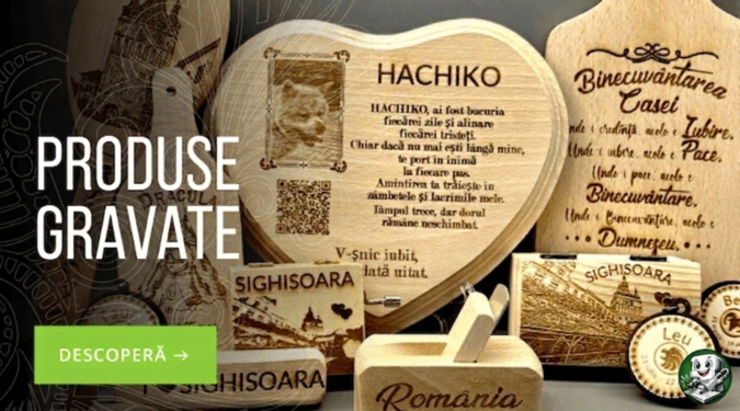 Produse gravate – accesorii și cadouri unice