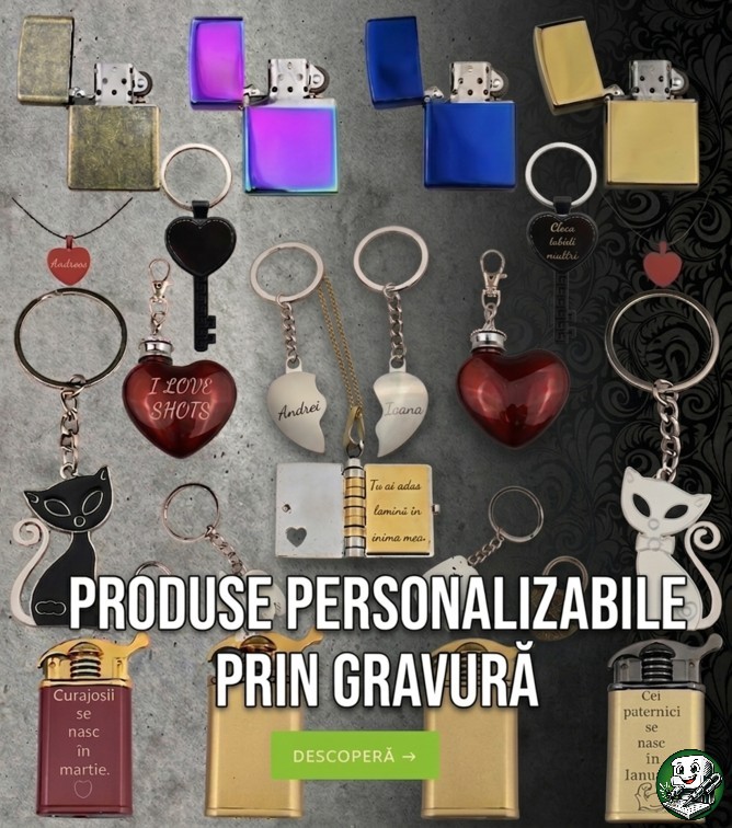 Produse personalizabile gravate laser