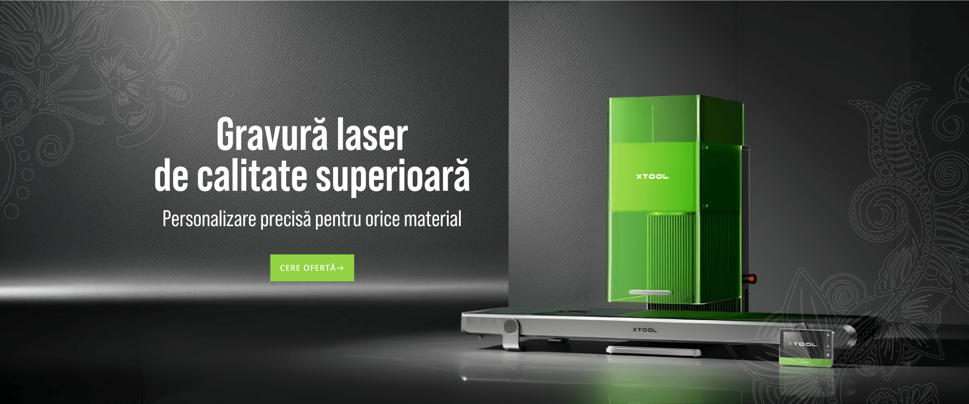 Gravura laser de calitate superioara