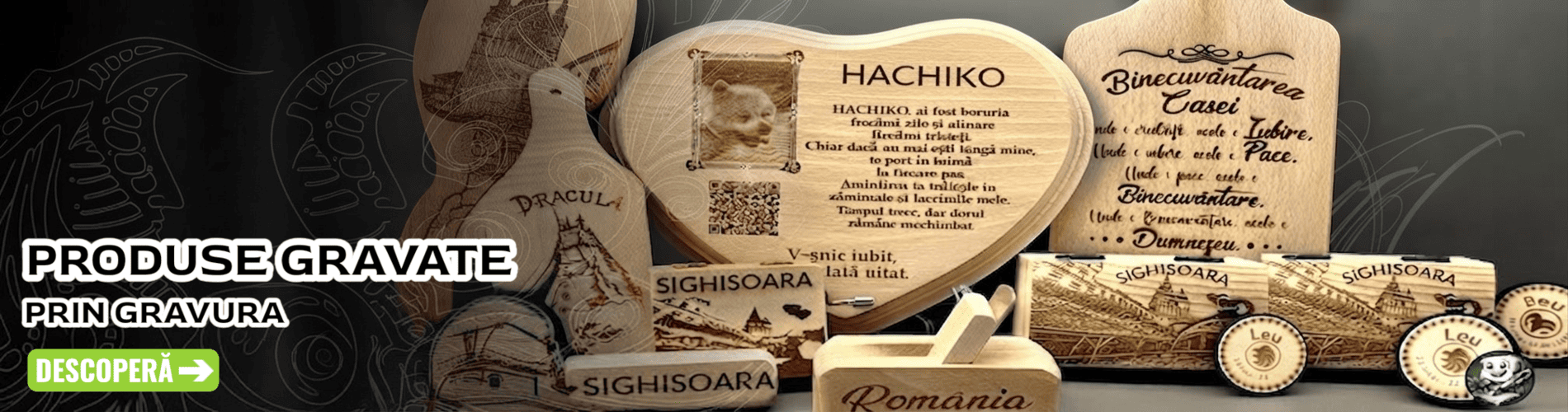 Produse gravate – accesorii și cadouri unice