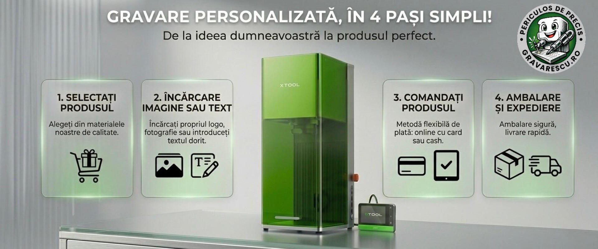 Produse personalizabile gravate laser
