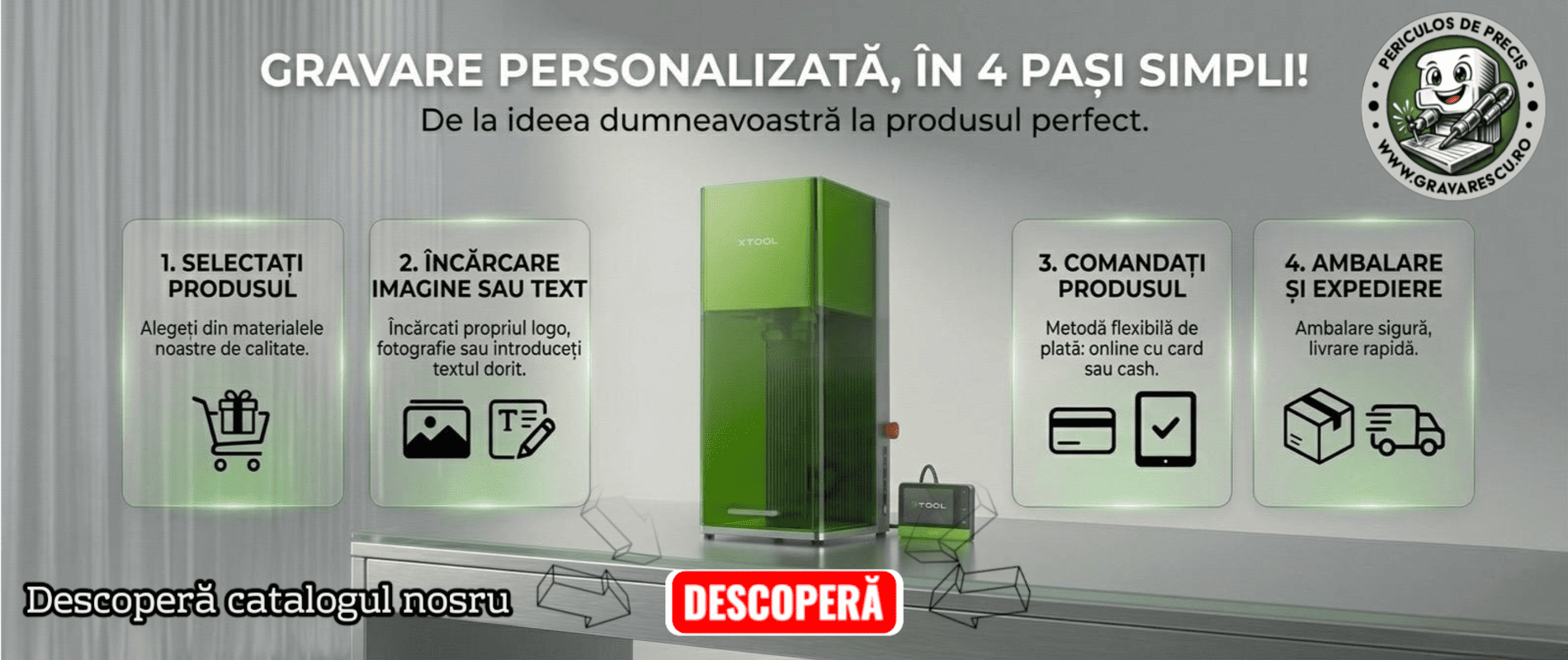 Produse personalizabile gravate laser