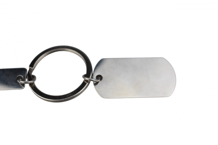 Breloc Personalizabil Premium „Duo Metalic” pentru Chei [3]