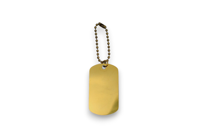 Breloc Tip Dog Tag din Aluminiu – Disponibil în Mai Multe Culori [1]