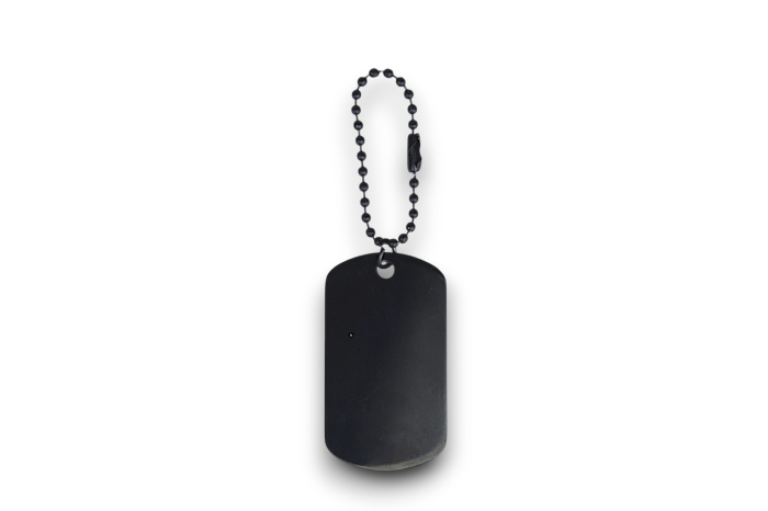 Breloc Tip Dog Tag din Aluminiu – Negru [3]