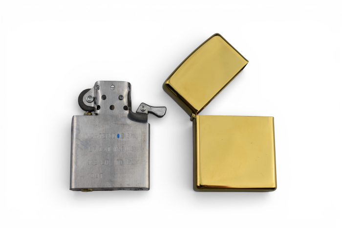 Bricheta personalizabila stil zippo Gold [4]