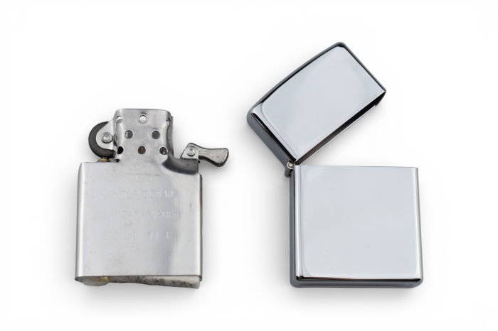 Bricheta personalizabila stil zippo Argintiu [3]