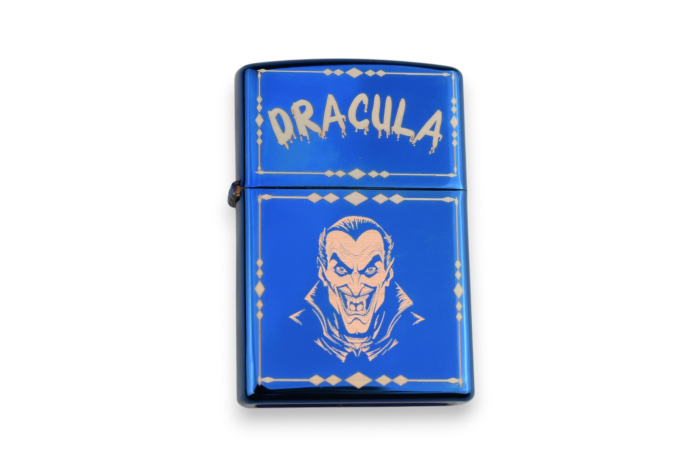 Bricheta personalizabila stil zippo Albastru [3]