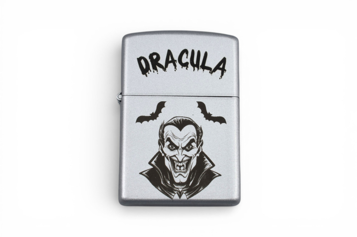 Bricheta personalizabila stil zippo Argintiu matt [3]