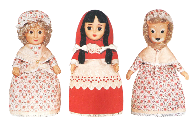 Papusa Scufita Rosie 3 in1, alb/rosu, 35 x 18 cm [3]