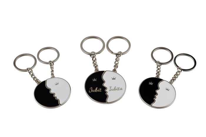 Set Brelocuri "Jumătăți de Suflet" (Yin-Yang / Fețe de Lună) [3]