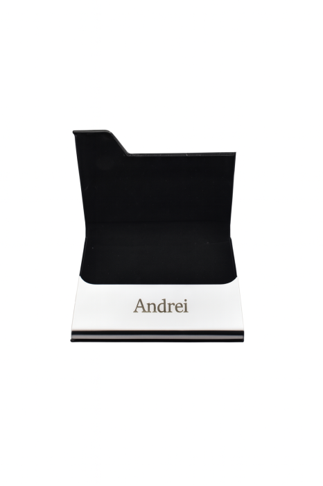 Set Business „Eleganță Compactă” – Toc Carduri & Pix Personalizabil [3]