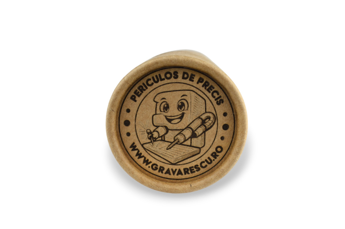 Tub cilindric din carton kraft pentru cadouri [6]